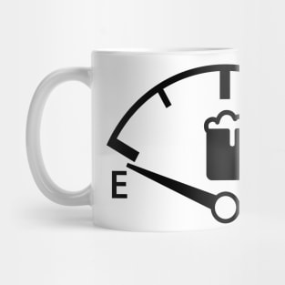 Beer Fuel Gauge (black) Mug